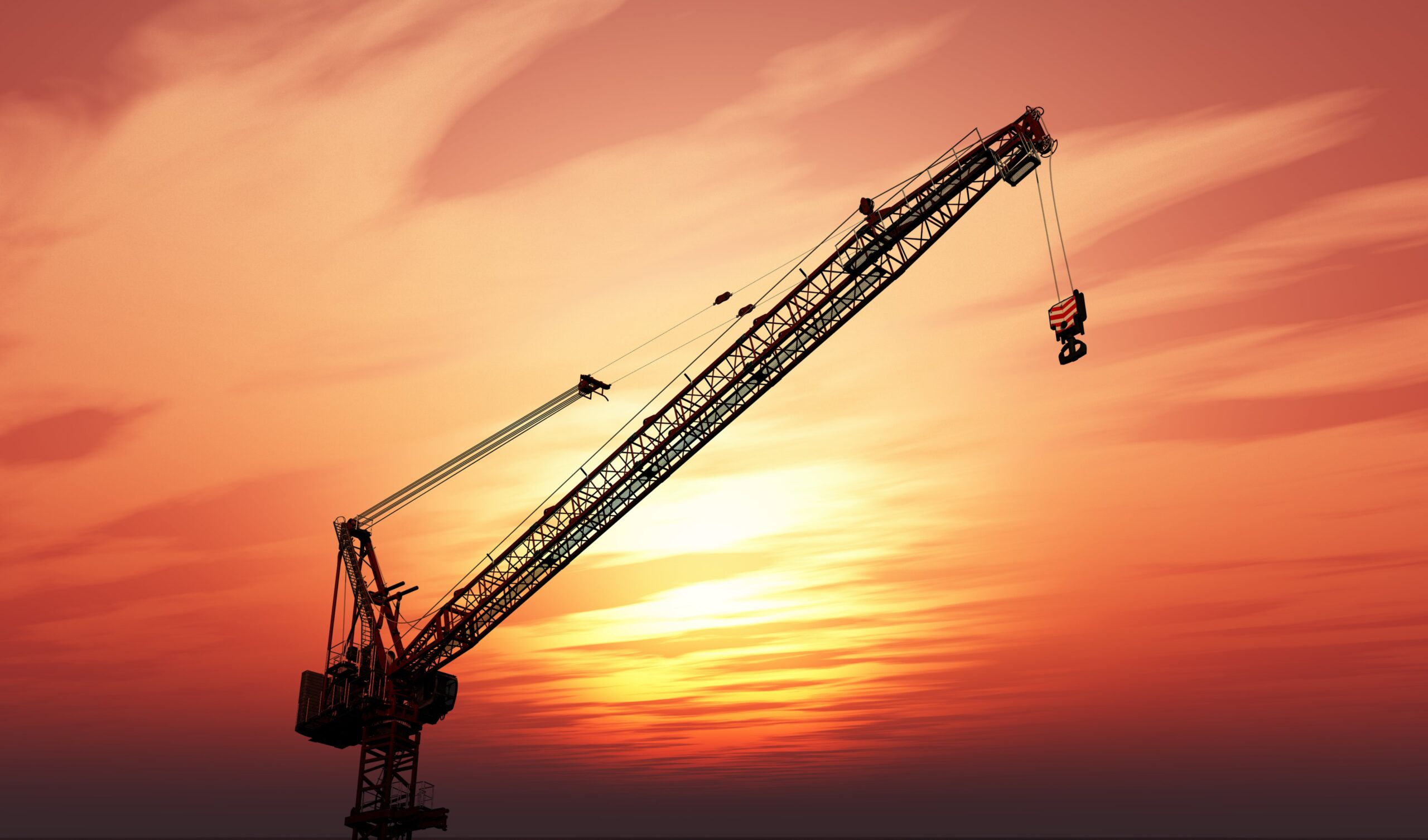 3d-crane-against-sunset-sky-min